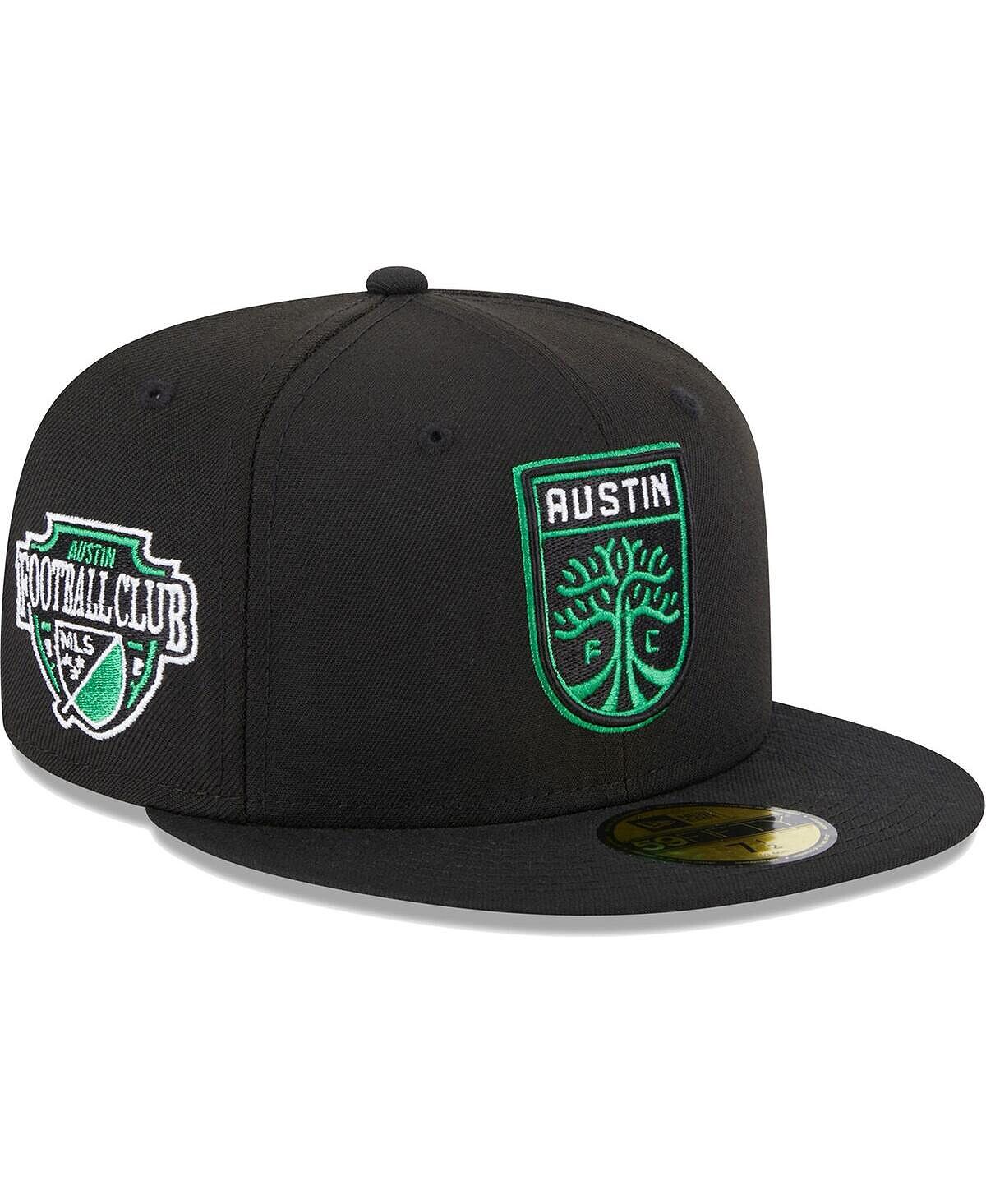 

Мужская черная приталенная шляпа Austin Fc 59Fifty New Era