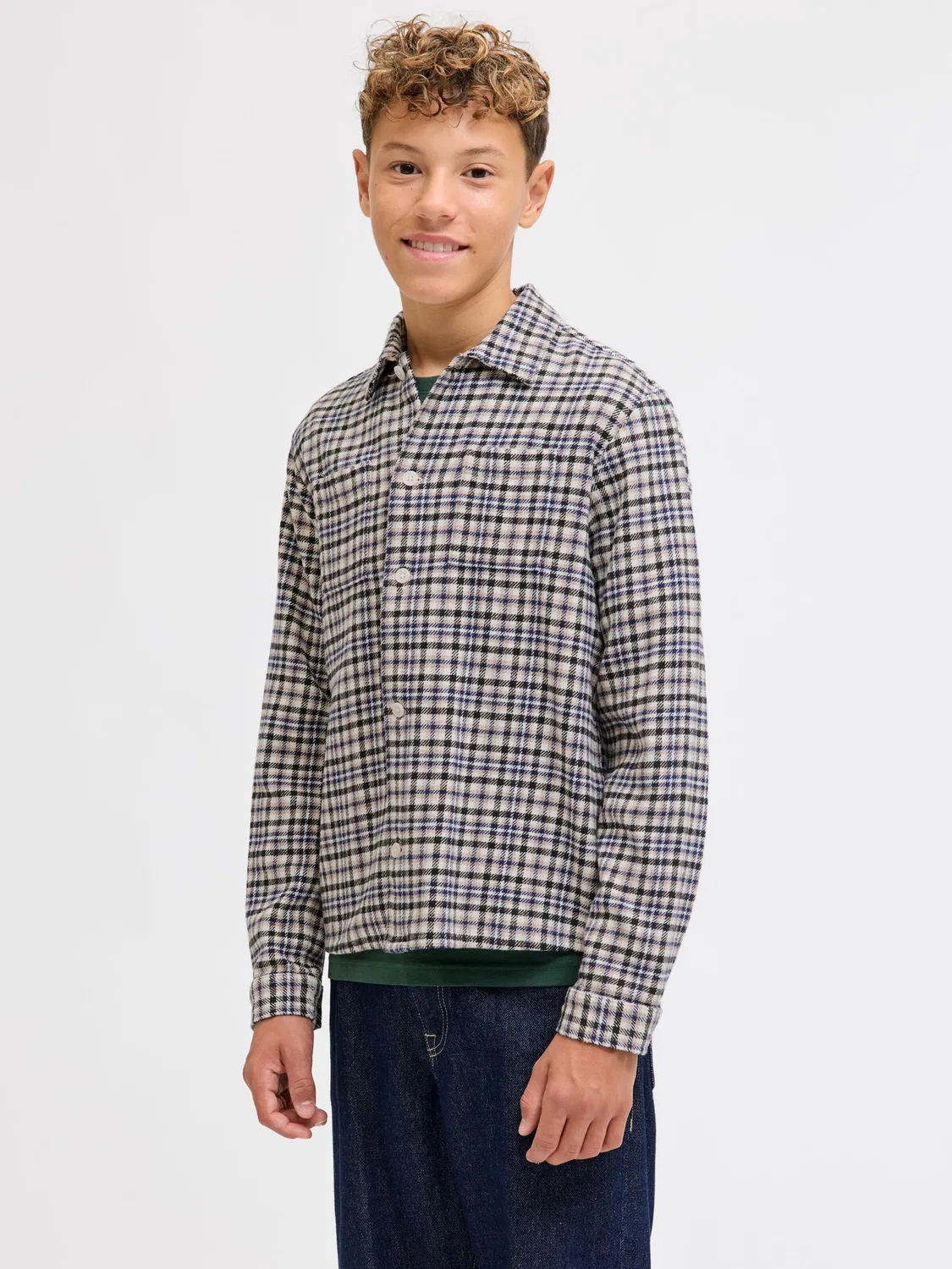 Рубашка на пуговицах стандартного кроя Jack & Jones Junior, Mixed Colors — фото 3