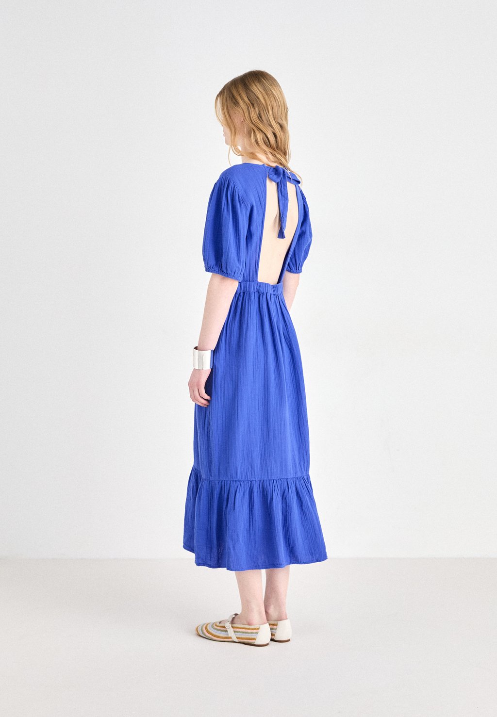 

Платье макси TIERED GAUZE MAXI GAP, синий