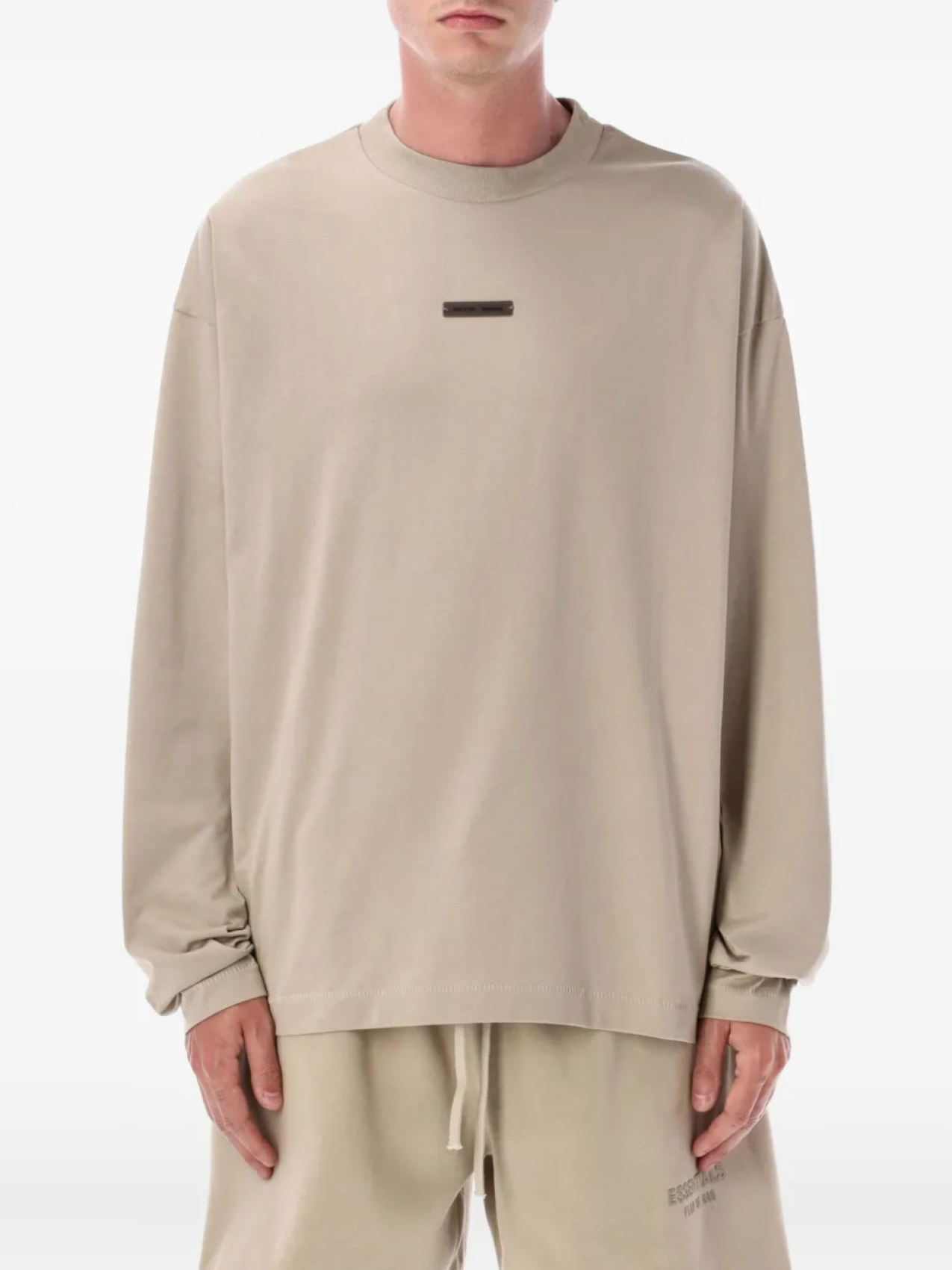 

Футболка с длинным рукавом FEAR OF GOD ESSENTIALS, нейтральный