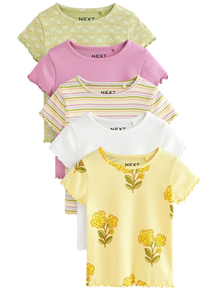 

Рубашка Next, цвет Light yellow/Kiwi/Eosin/White