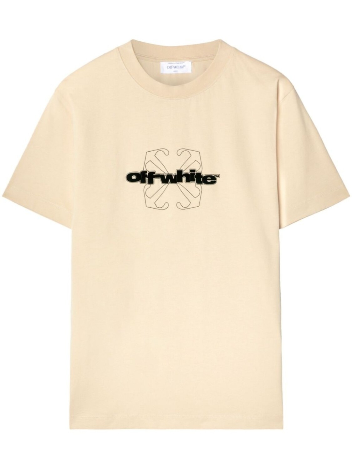 

Off-White футболка Flock Arrow, нейтральный цвет