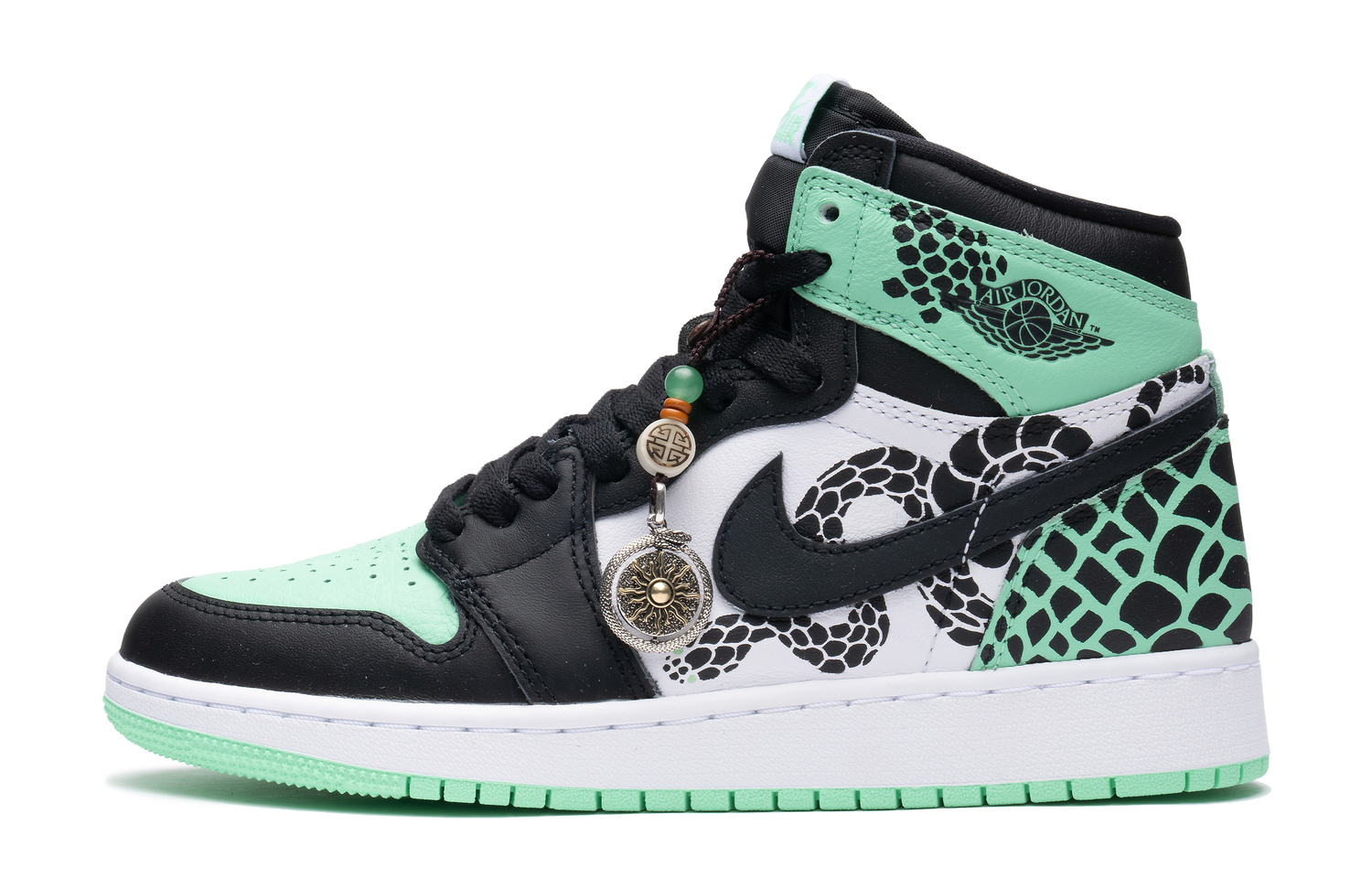 

Jordan Air 1 RETRO HIGH прочные дышащие высокие детские баскетбольные кроссовки black для подростков