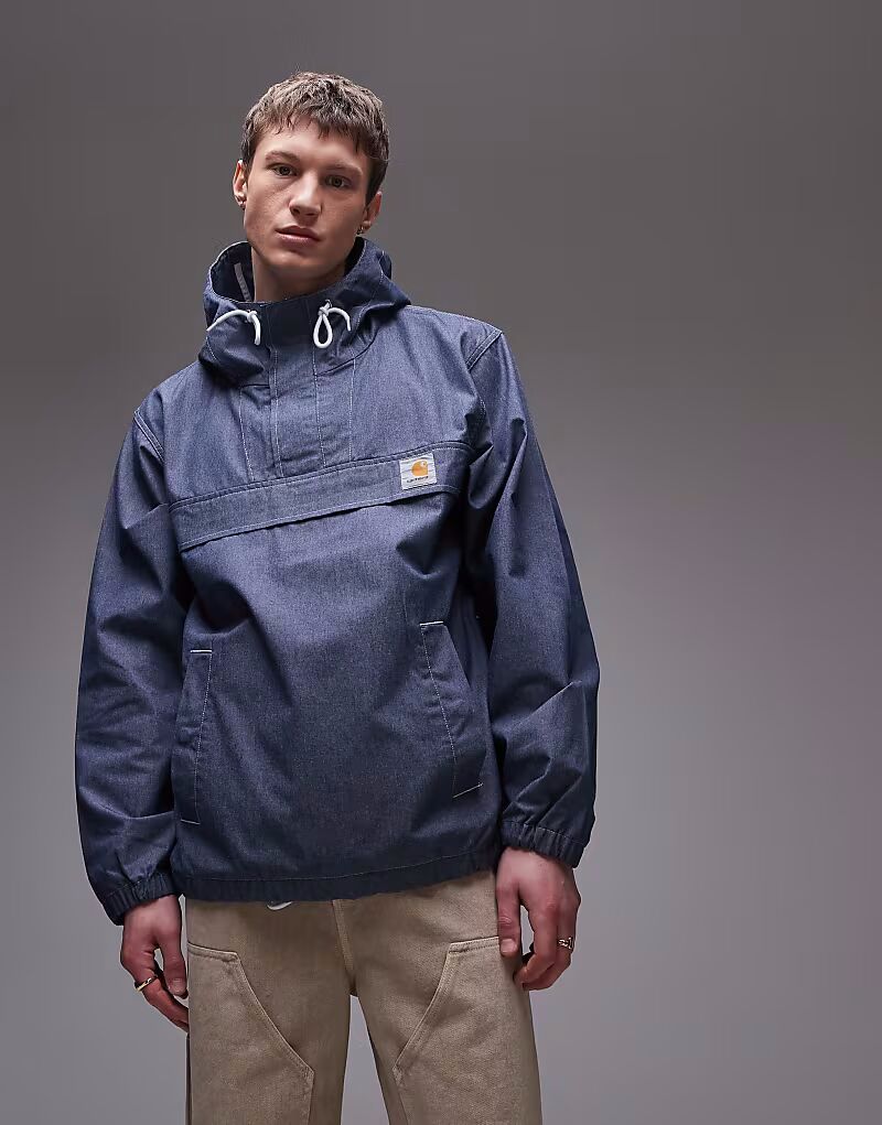 

Куртка-дождевик Carhartt WIP blake синего цвета, Синий, Куртка-дождевик Carhartt WIP blake синего цвета