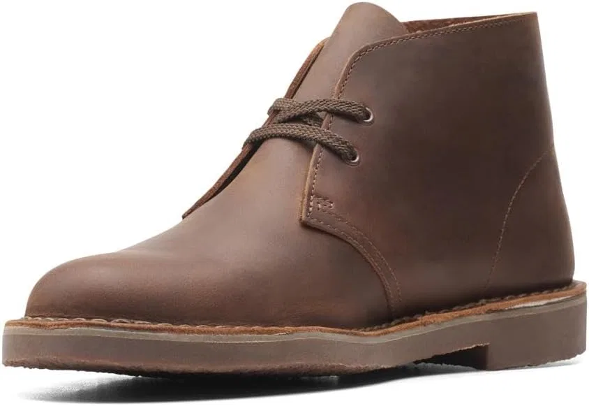 Мужские ботинки Clarks Bushacre 3Chukka, Black (Black Leather) — фото 4