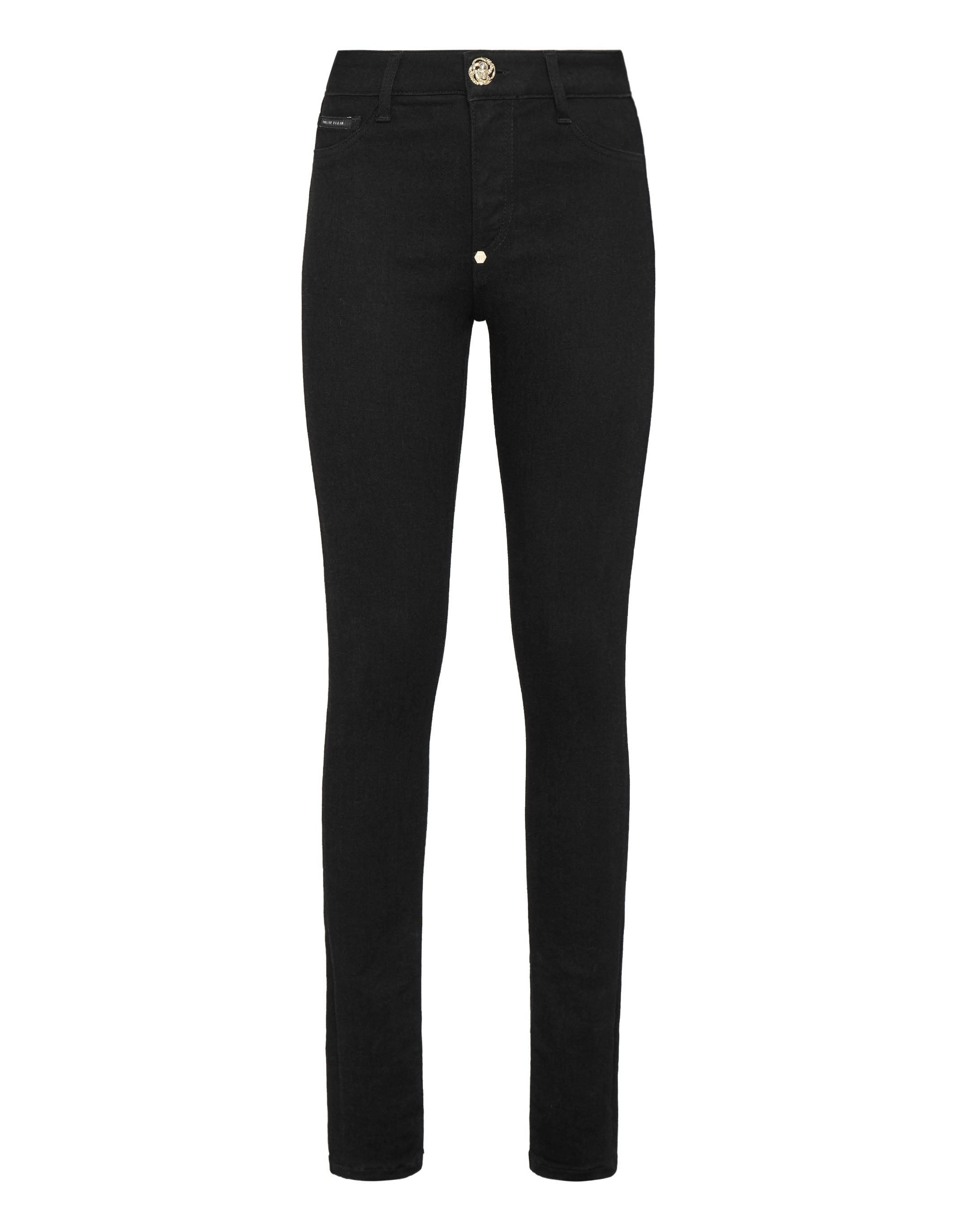 

Джинсовые джеггинсы PHILIPP PLEIN, цвет noir plein