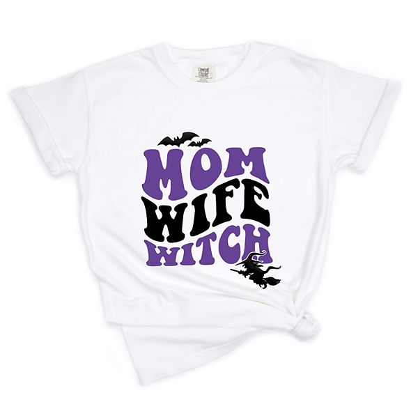 

Футболка с принтом ведьмы и цветными пуфами Simply Sage Market, White, Белый, Футболка с принтом ведьмы и цветными пуфами Simply Sage Market, White