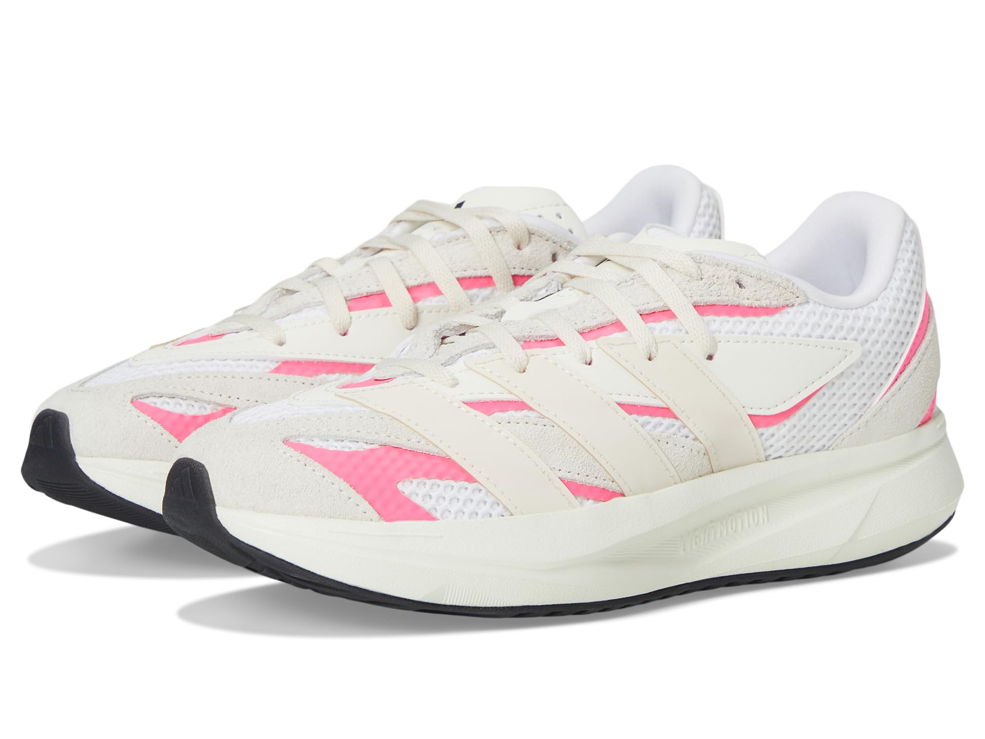 

Кроссовки Adidas Kids Lightstride Sportswear Shoes, Off-White/Wonder White/Lucid Pink