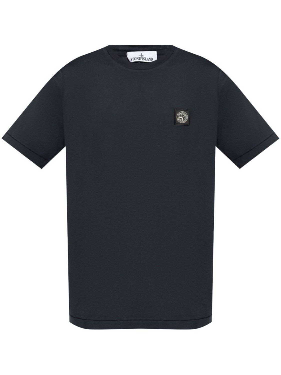 

Stone Island футболка с нашивкой-логотипом, синий