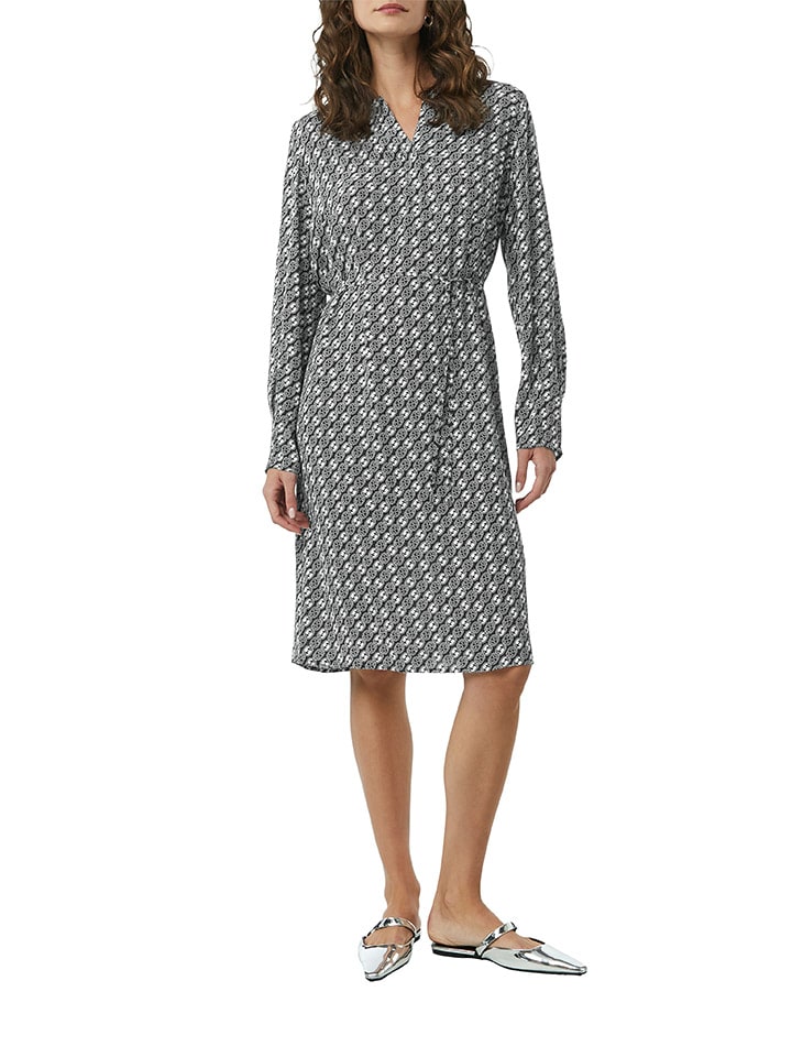 

Платье до колена comma, черный/серый