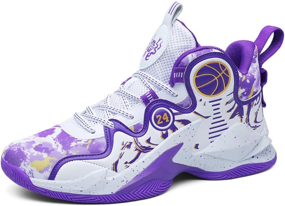 

Мужские кроссовки 2023 года для баскетбола, бега, молодежные кроссовки, спортивная обувь, модные кроссовки, обувь для занятий на открытом воздухе Soreci, фиолетовый