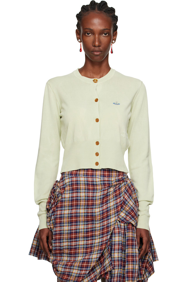 

Беа укороченный кардиган Vivienne Westwood, цвет pistachio