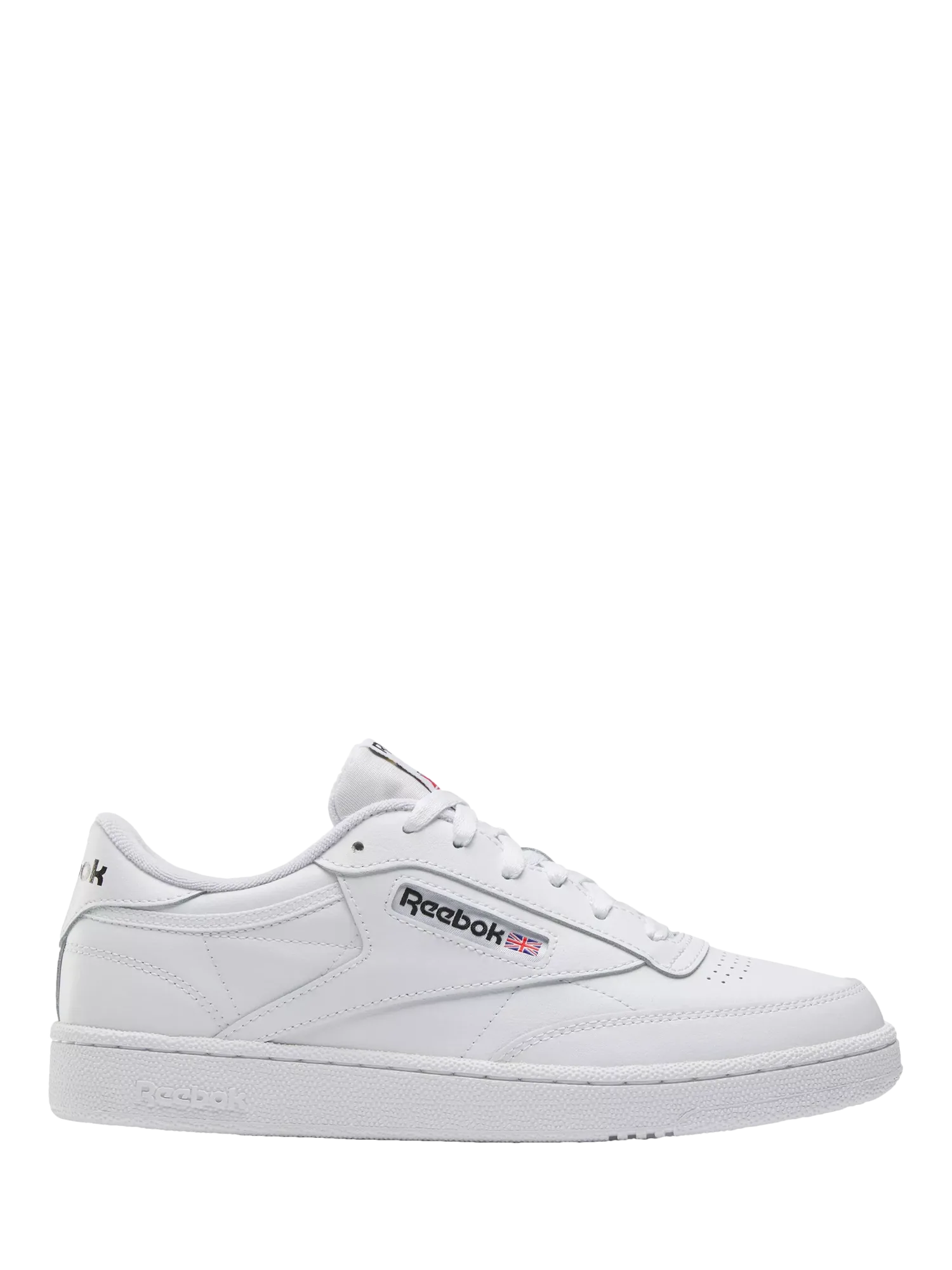Кроссовки Club C 85 на шнуровке, белые Reebok