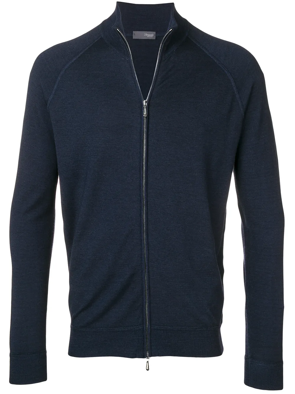 

Трикотажный кардиган на молнии Drumohr, синий