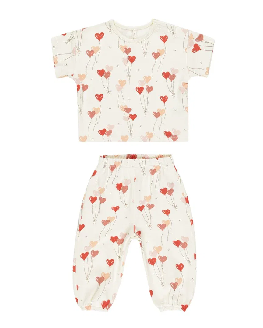 Комплект из футболки и брюк Quincy Mae Jersey, Multi