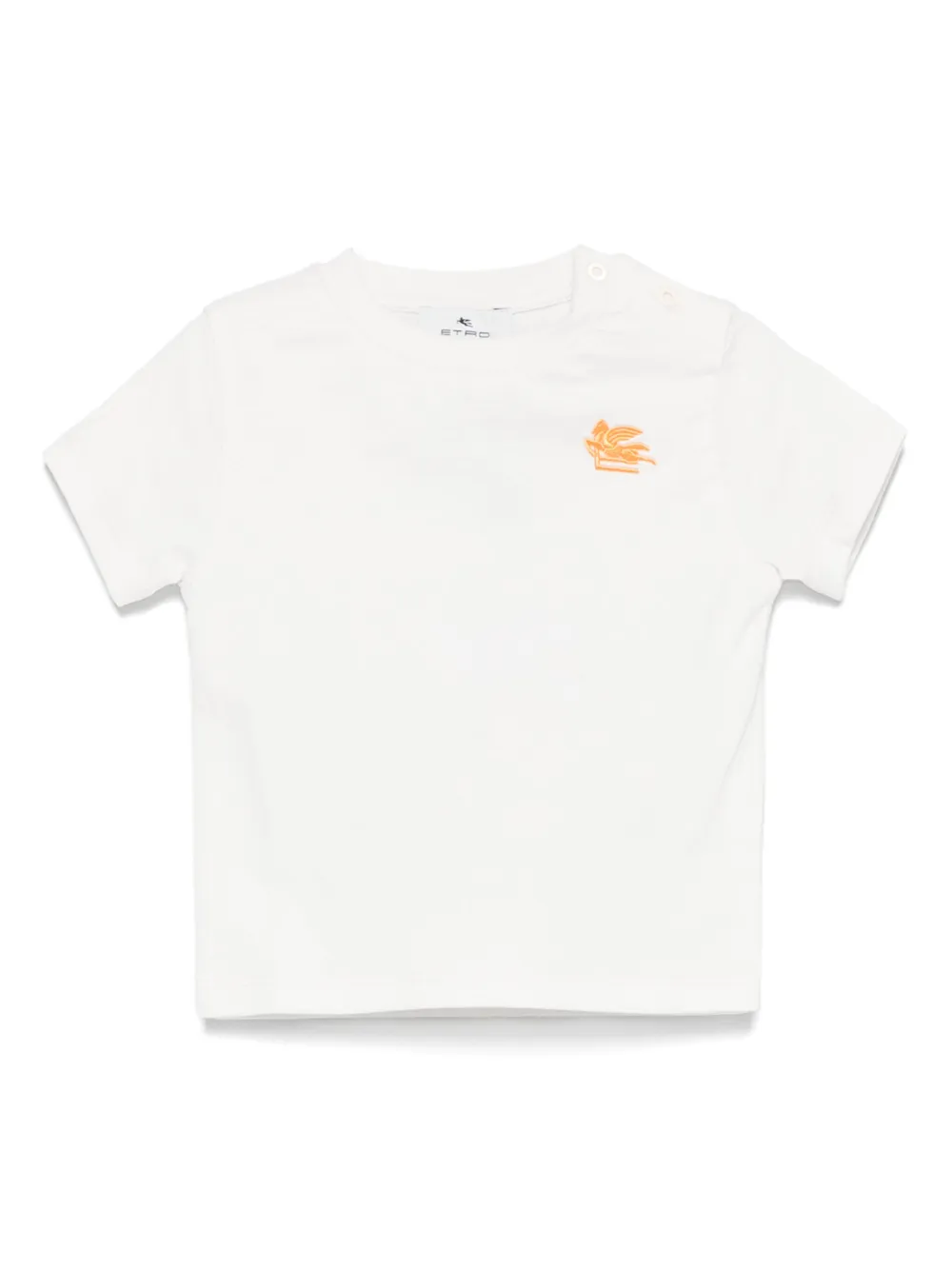 

Футболка с вышивкой Pegaso ETRO KIDS, белый
