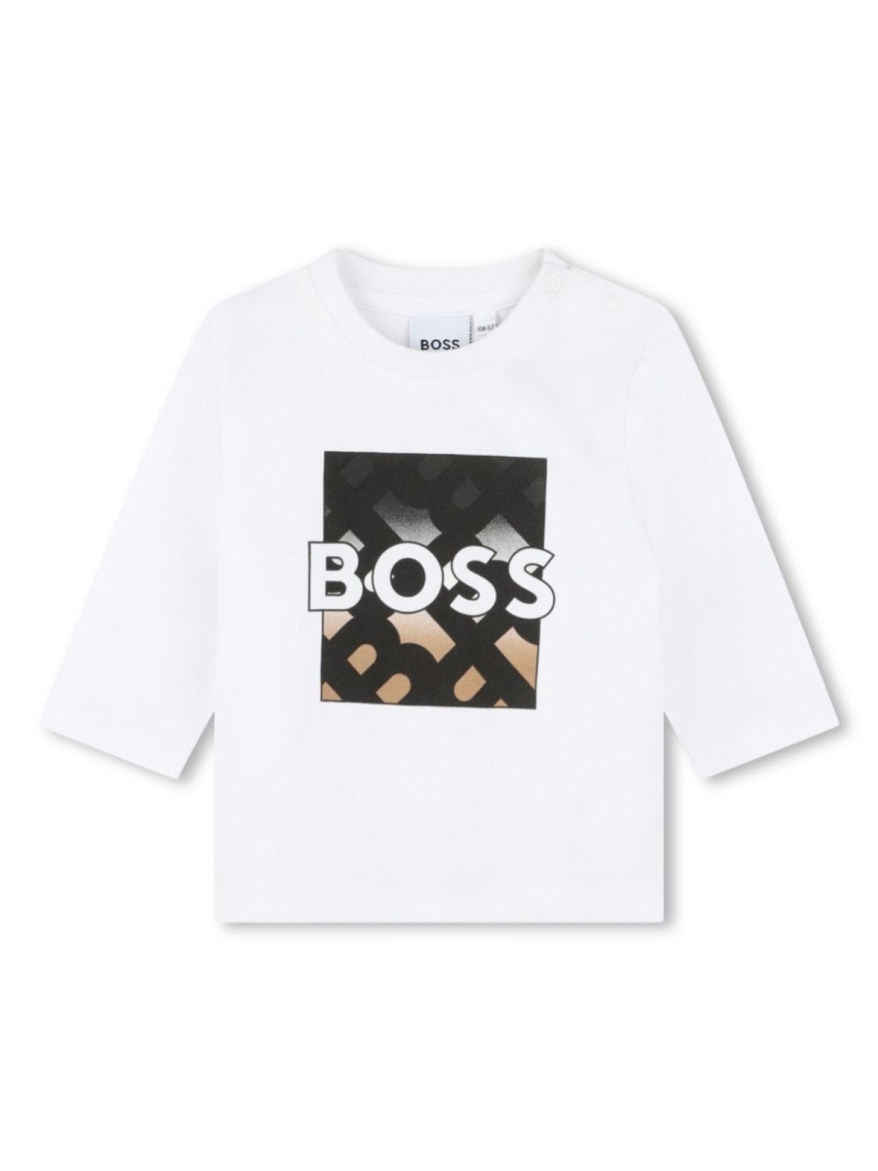 

BOSS Kidswear футболка с логотипом, белый