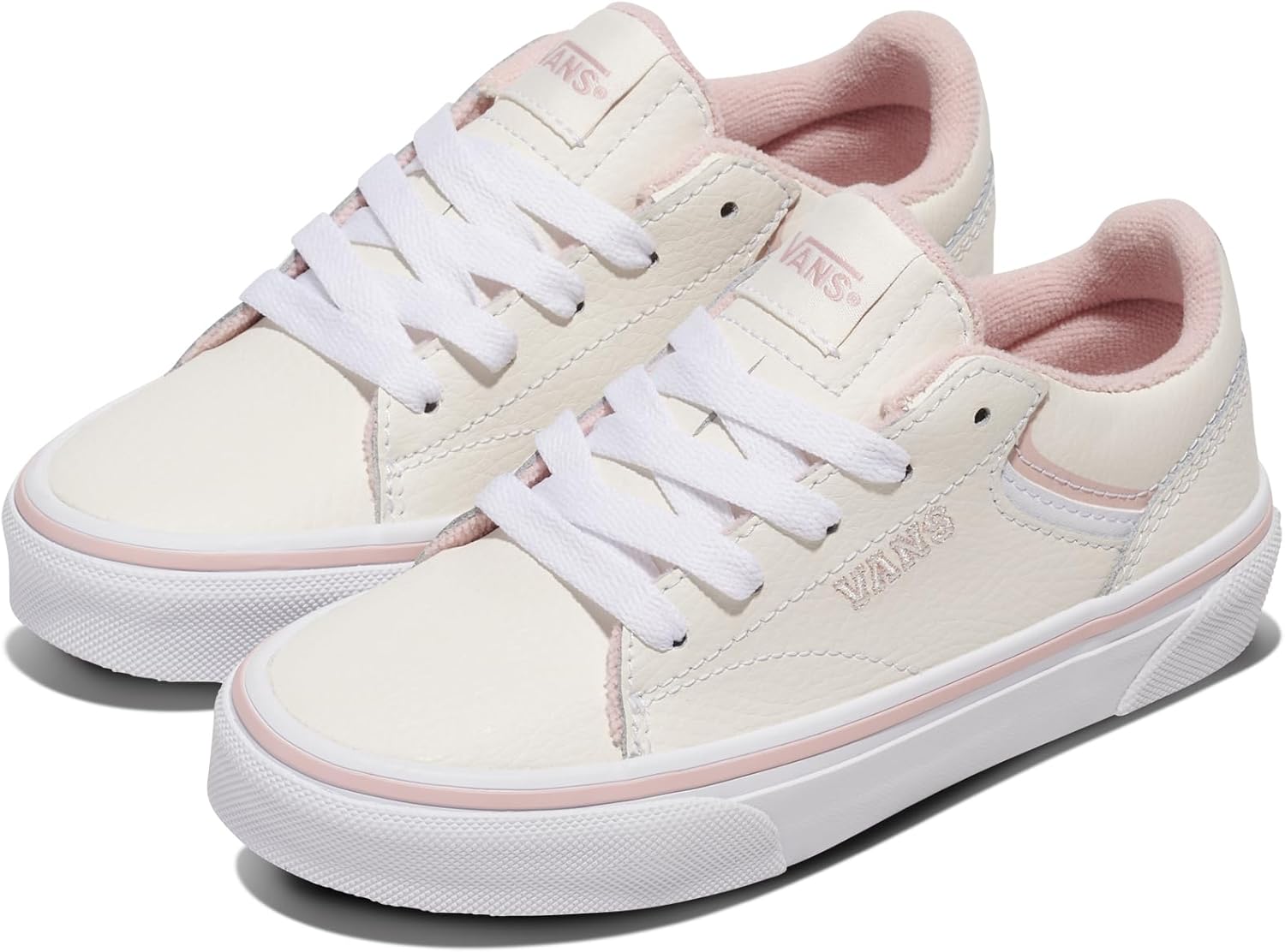 Vans Girls Seldan Shoe | Девчачьи ретро-кроссовки в стиле теннисных для школы и повседневной моды, Vintage Sepia Rose — фото 2