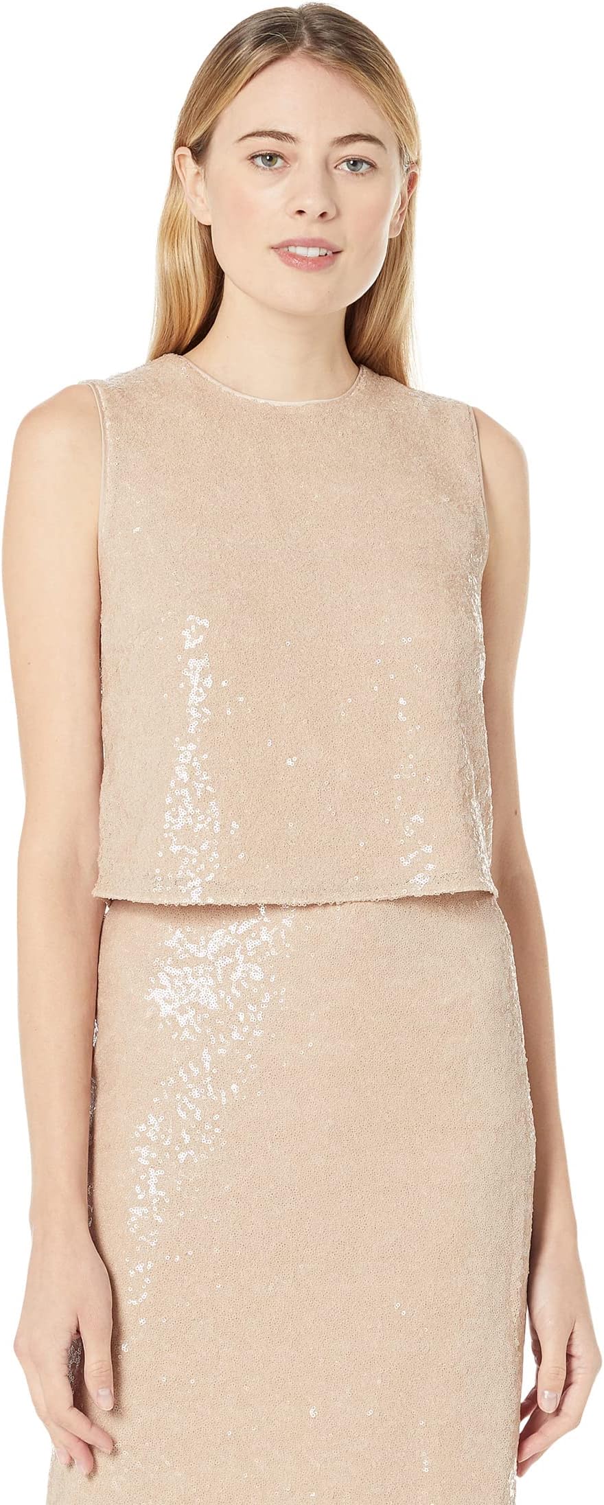 

Топ Kate Spade New York Sequin Shell, цвет Rosy Beige