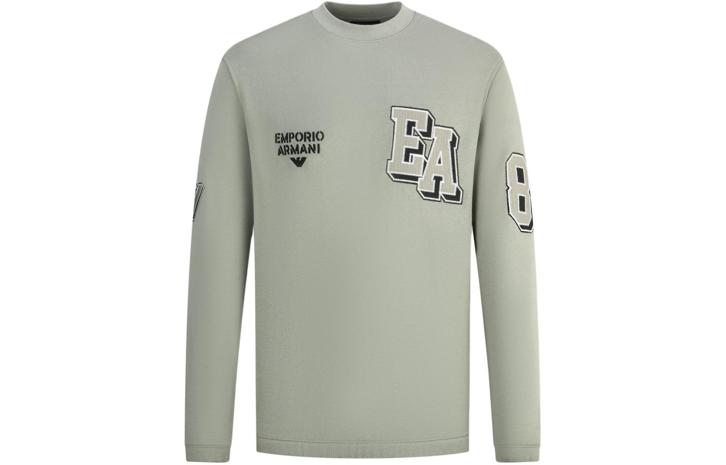 Толстовка EA7 FW23 мужская EMPORIO ARMANI, синий — фото 4