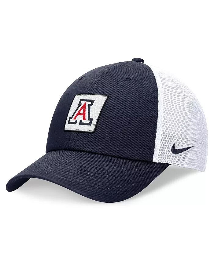 

Мужская темно-синяя/белая регулируемая кепка Trucker Arizona Wildcats Primetime Club Nike