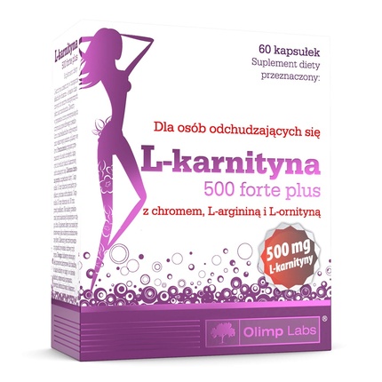 

L-карнитин 500 Форте Плюс Пищевая Добавка 60 Капсул Olimp Labs