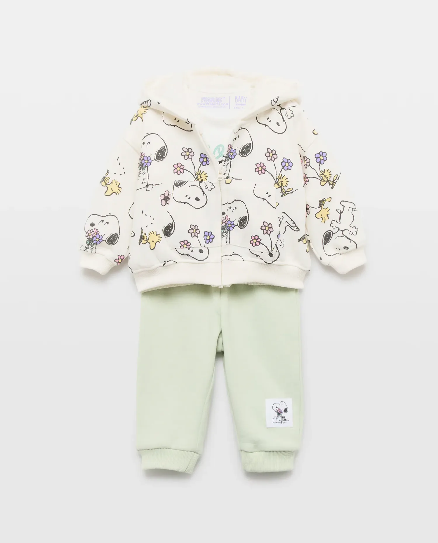 Комплект лицензии Snoopy из 3 предметов для новорожденного Baby El Corte Inglés, мультиколор