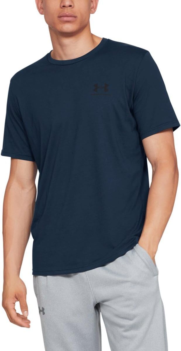 

Мужская спортивная футболка Under Armour с коротким рукавом на левую грудь, Academy