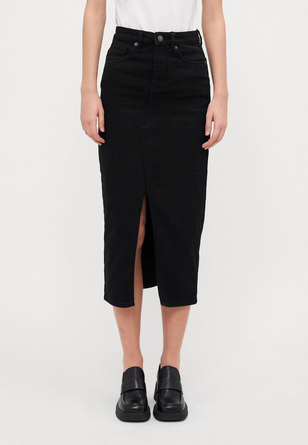 

Джинсовая юбка ONLSIRI SLIT SKIRT ONLY Tall, деним