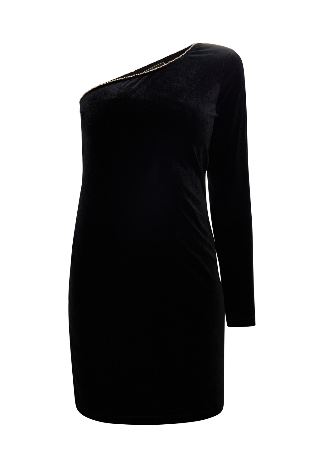 

Платье faina One Shoulder Mini, черный