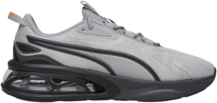 Кроссовки для бега Puma Unisex Adult Solar, Grey Echo Black Heat Fire — фото 3