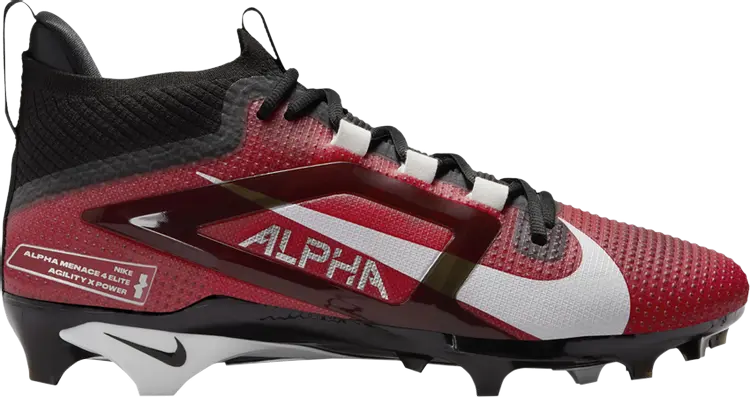 

Кроссовки Alpha Menace 4 Elite 'University Red White', красный