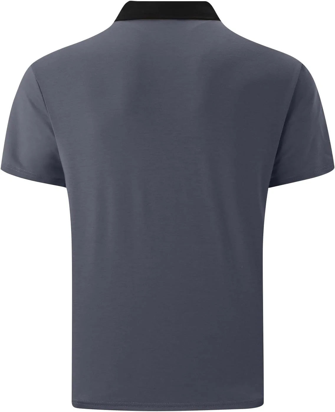Мужская поло с коротким рукавом Color Block, карман, Slim Fit — фото 4