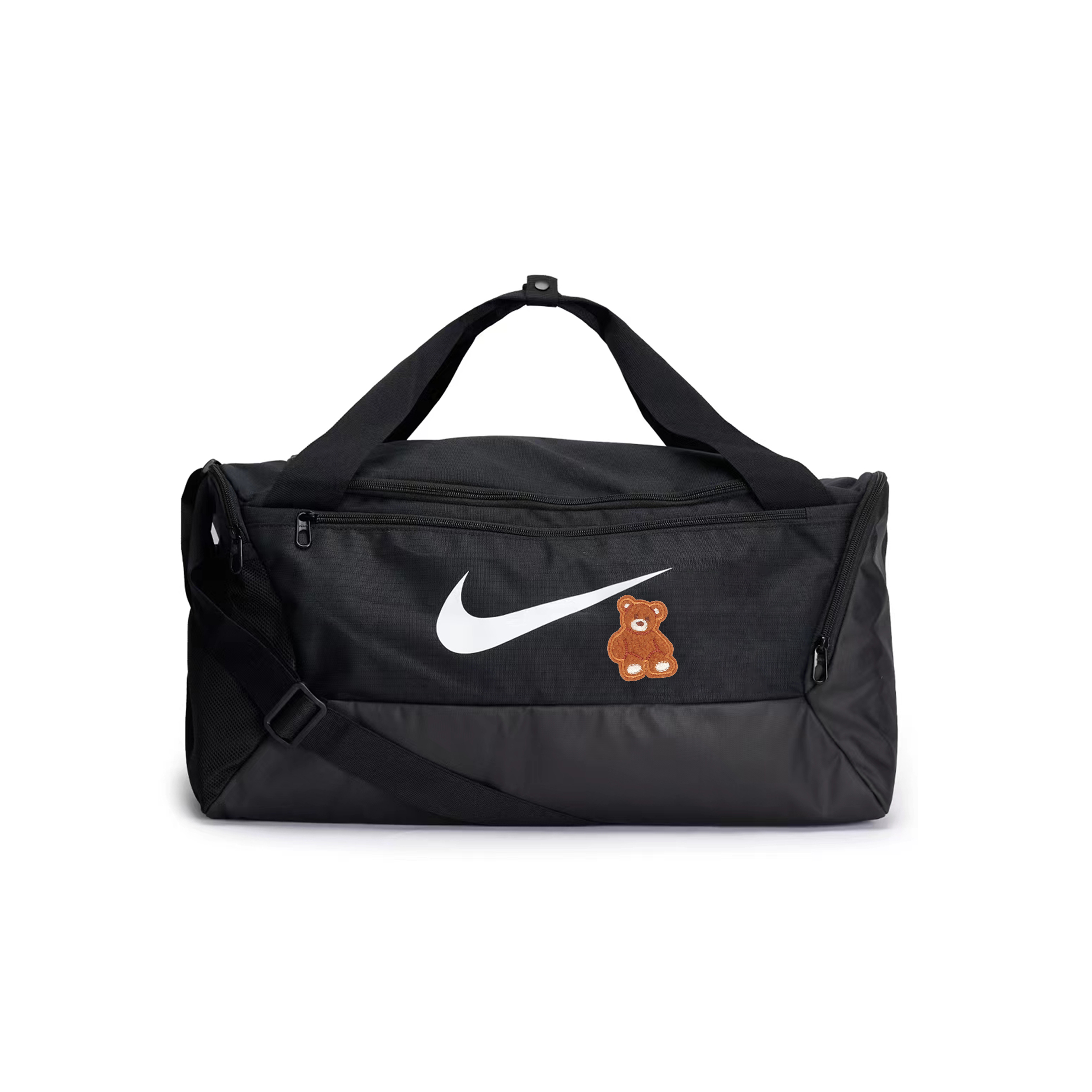 

Nike Большая спортивная сумка из ткани унисекс черная, Crooked bear