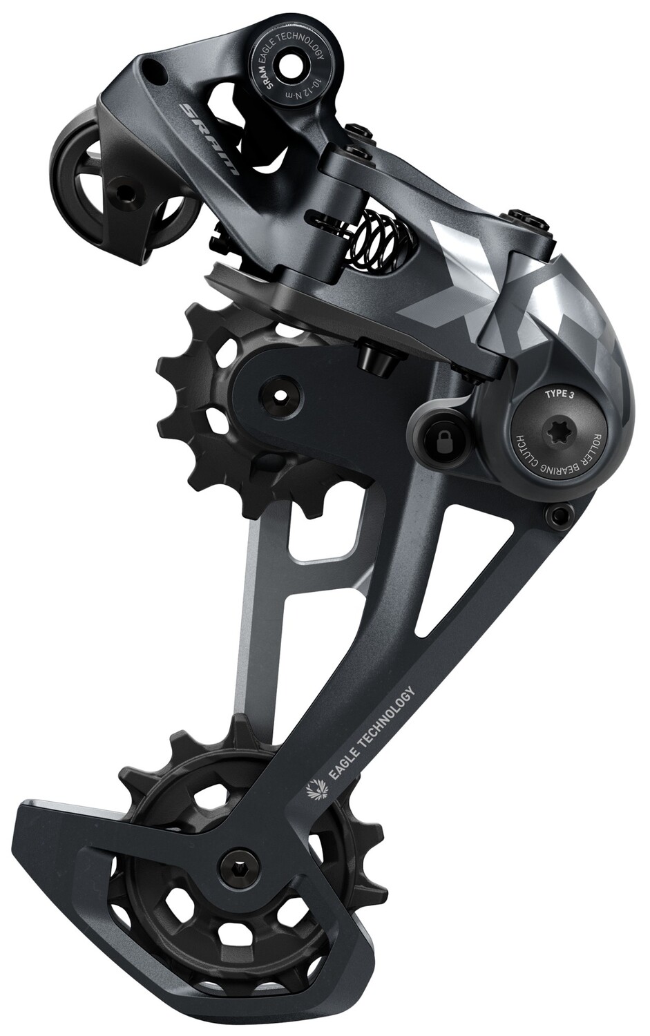 

X01 Eagle, 12-скоростной задний переключатель SRAM, серый