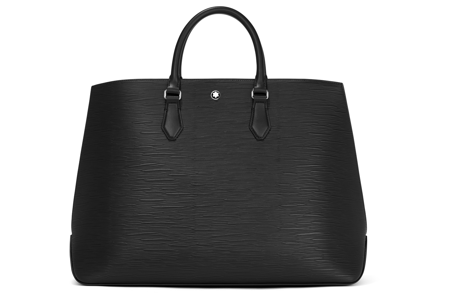 

Montblanc Сумка-тоут, сумка для покупок, дамская сумочка из натуральной коровьей кожи, унисекс, черная