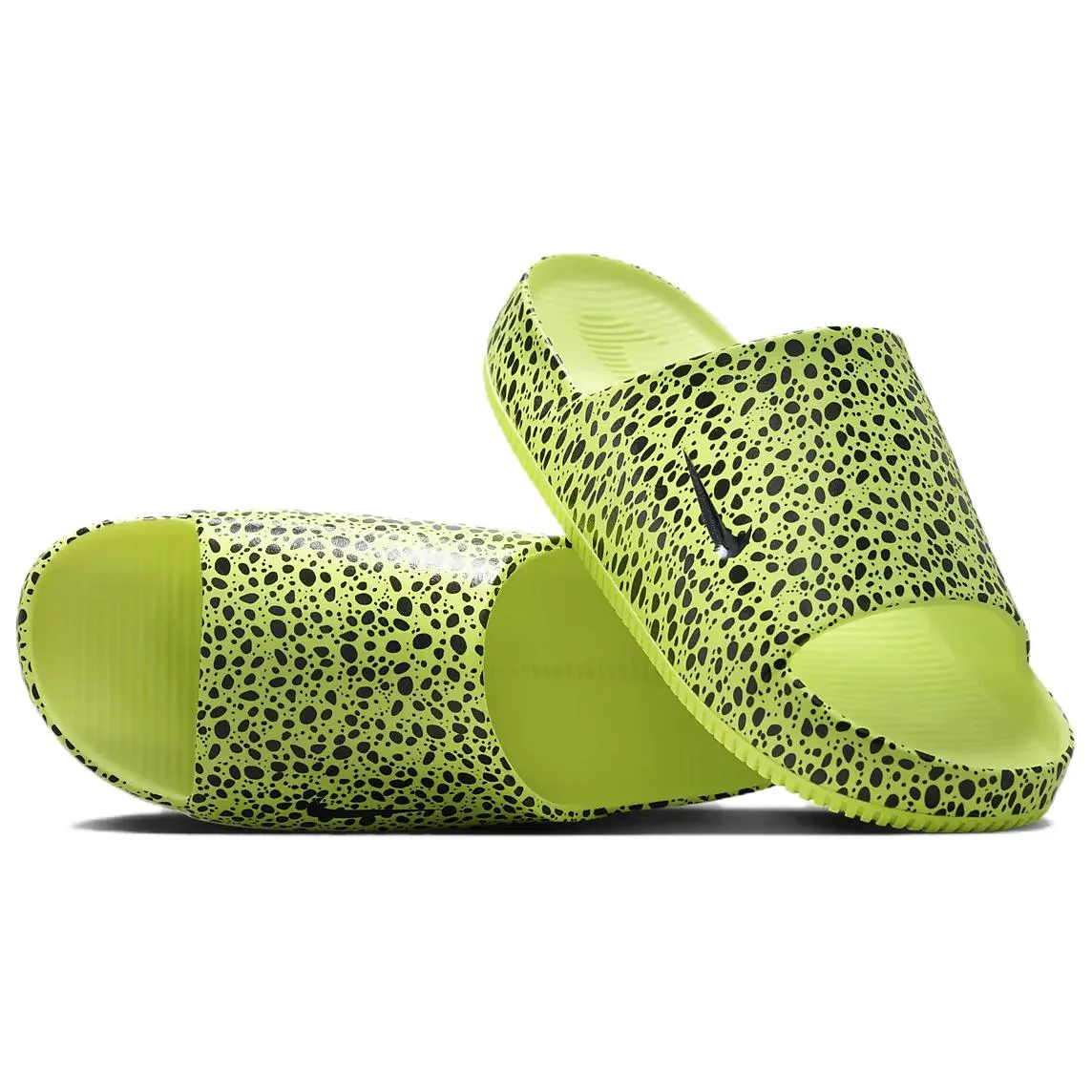 Calm Slide Electric Pack Olympic Safari Volt Nike, neon желтый/темно-синий черный — фото 4