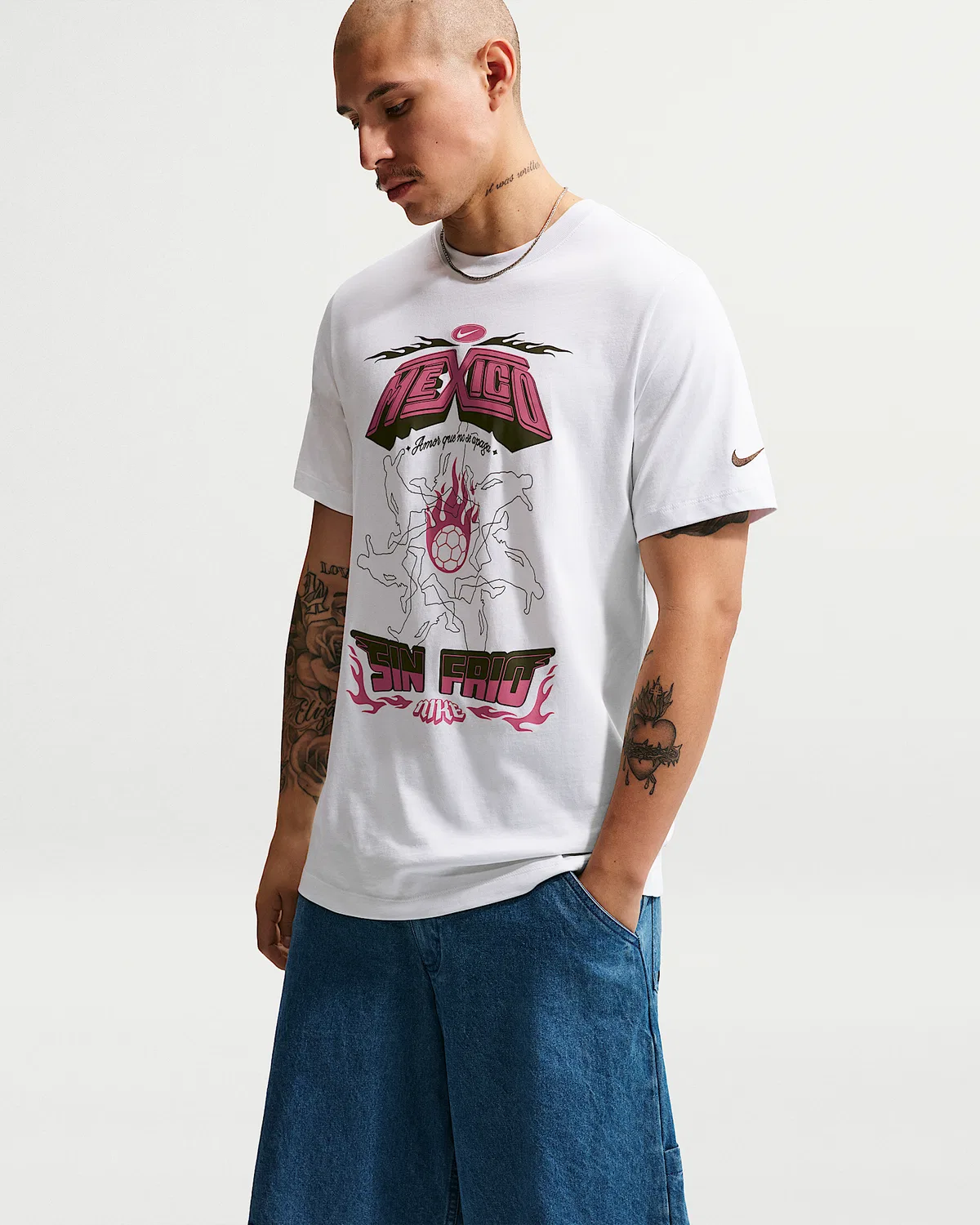 Мужская футболка Nike Sportswear, Off White — фото 3