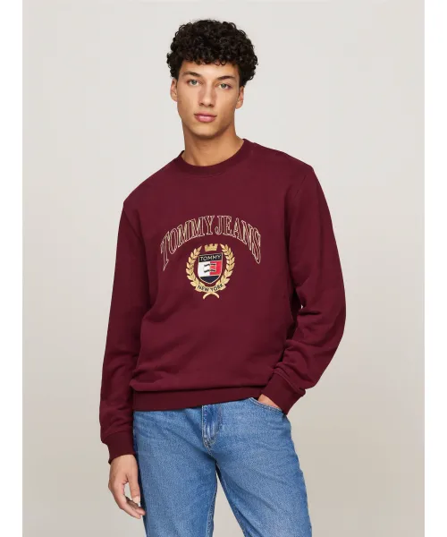

Толстовка Regular fit Tommy Jeans, красный