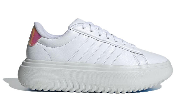 Кроссовки большие туфли-лодочки Adidas, белый — фото 3