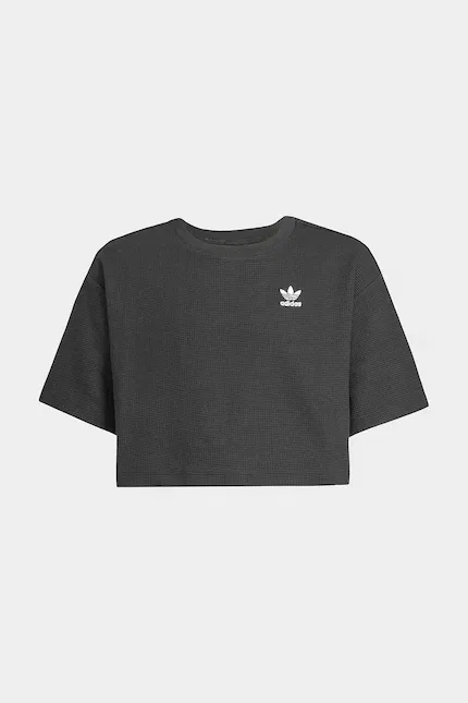 Футболка детская с принтом T-shirt dziecięcy Adidas Originals, черный — фото 2