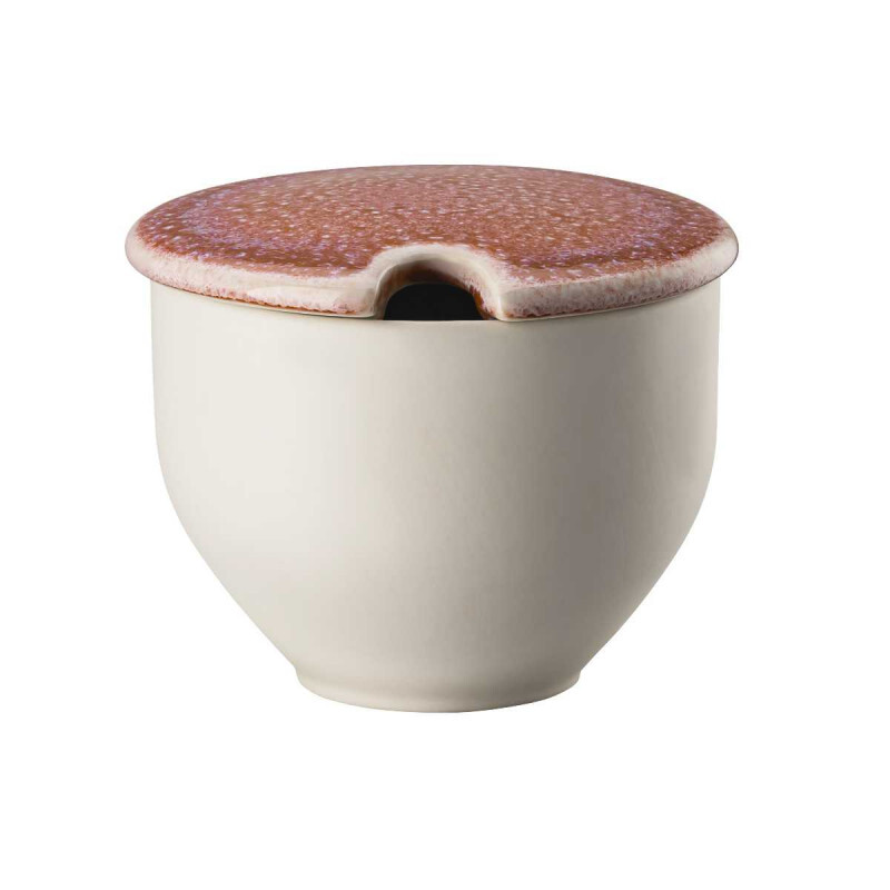 

Junto Rose Quartz - Сахарница керамогранитная с вырезом 0,25 л Rosenthal, розовый