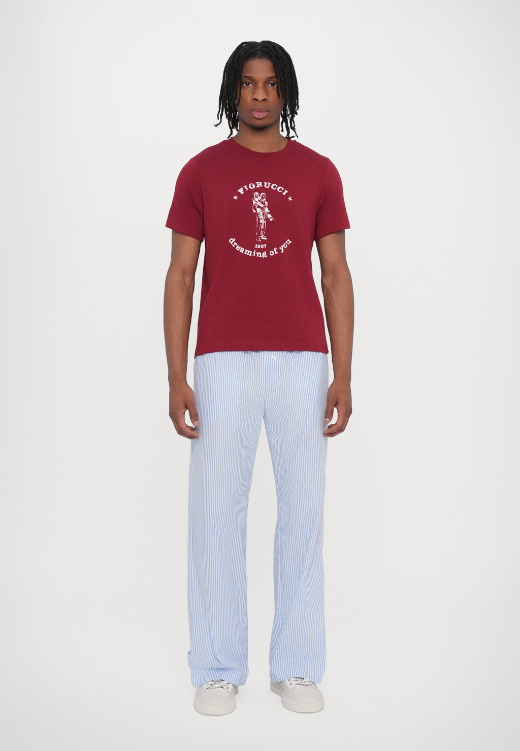 

Футболка с принтом DREAMING OF YOU REGULAR FIT UNISEX Fiorucci, светло-красный