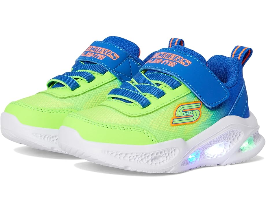 

Кроссовки SKECHERS KIDS Skechers Meteor-Lights-Krendo, цвет Blue/Lime