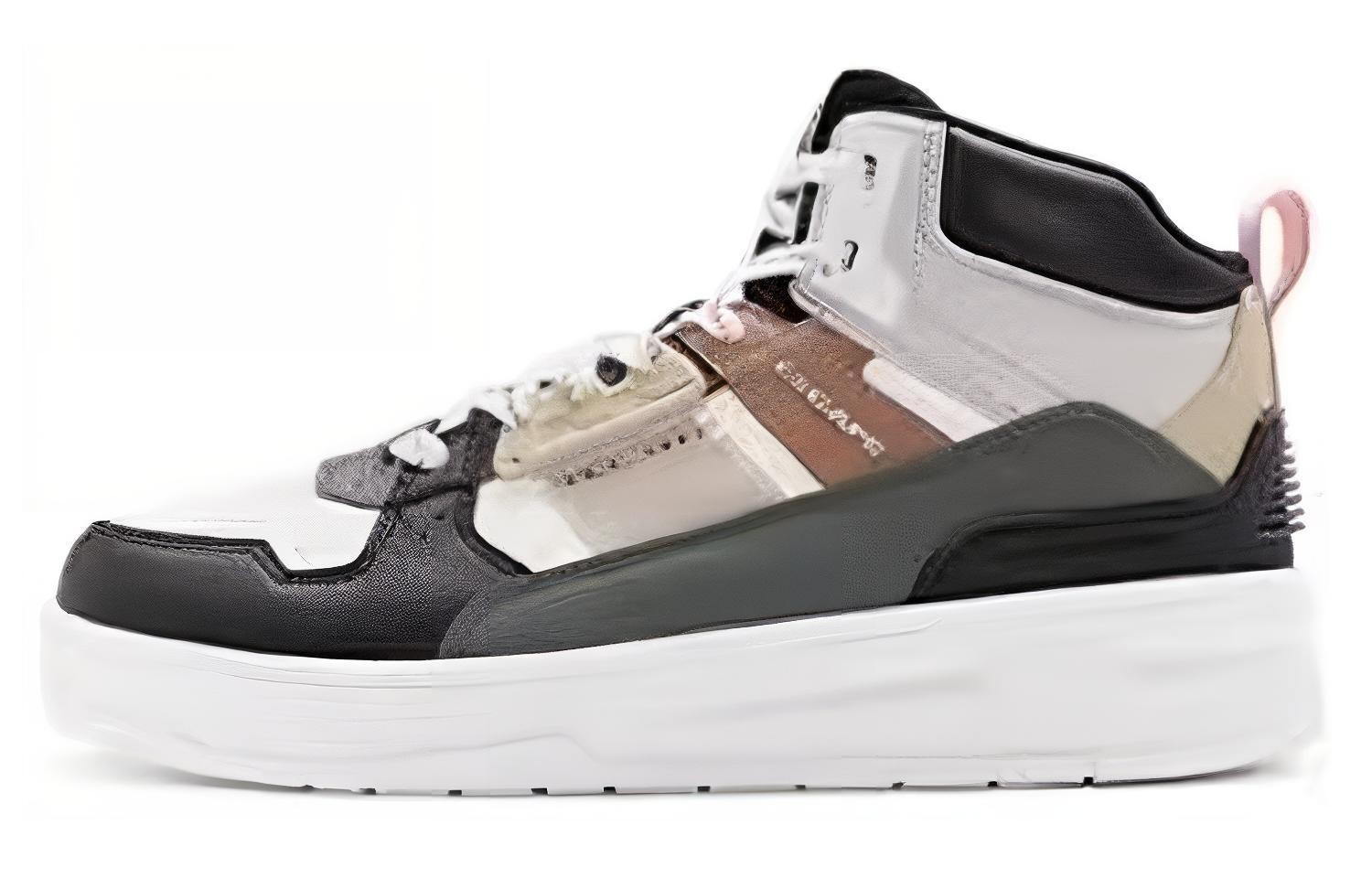 

Кроссовки XTEP Skateboarding Shoes Men Low-top White, Black, Blue, белый/черный/синий