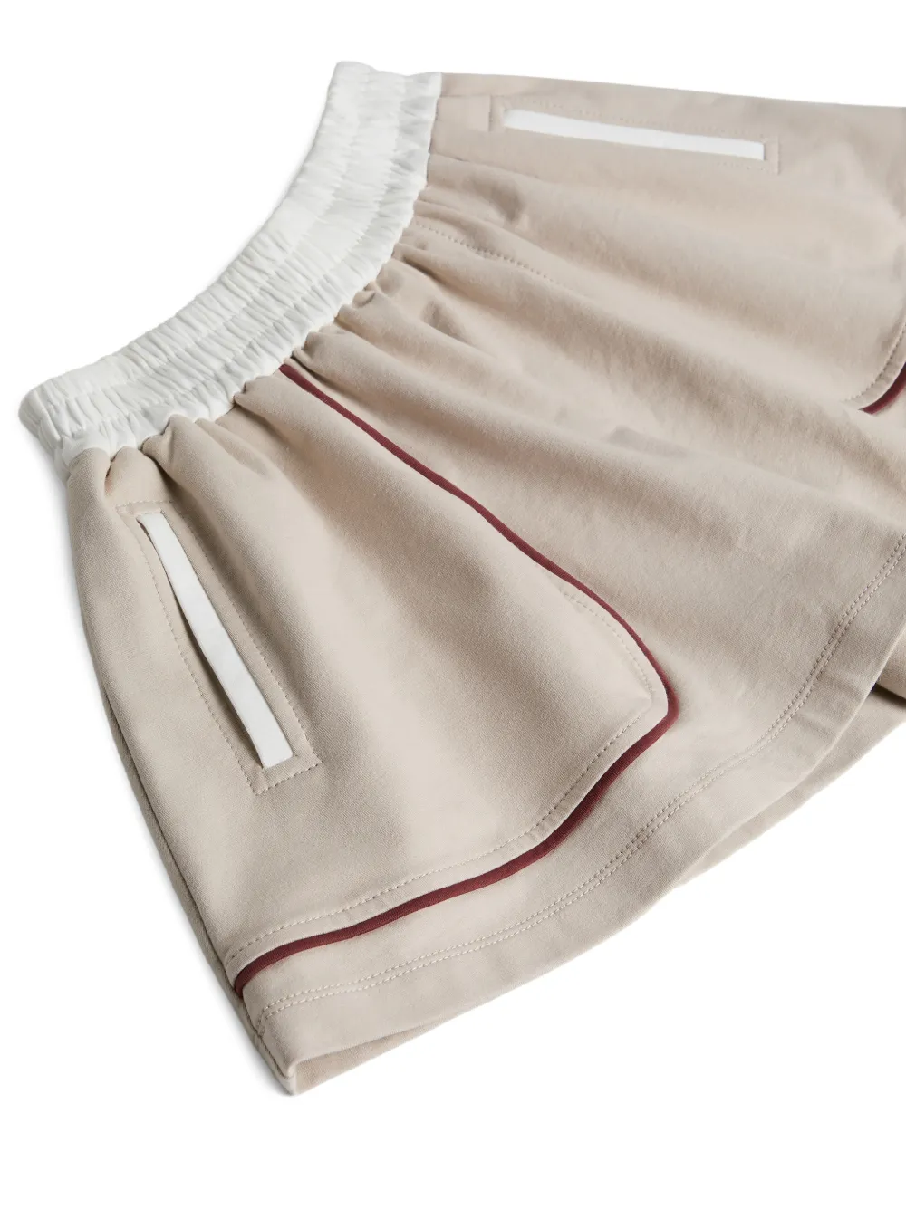 Шорты с эластичным поясом Brunello Cucinelli Kids, нейтральный — фото 3