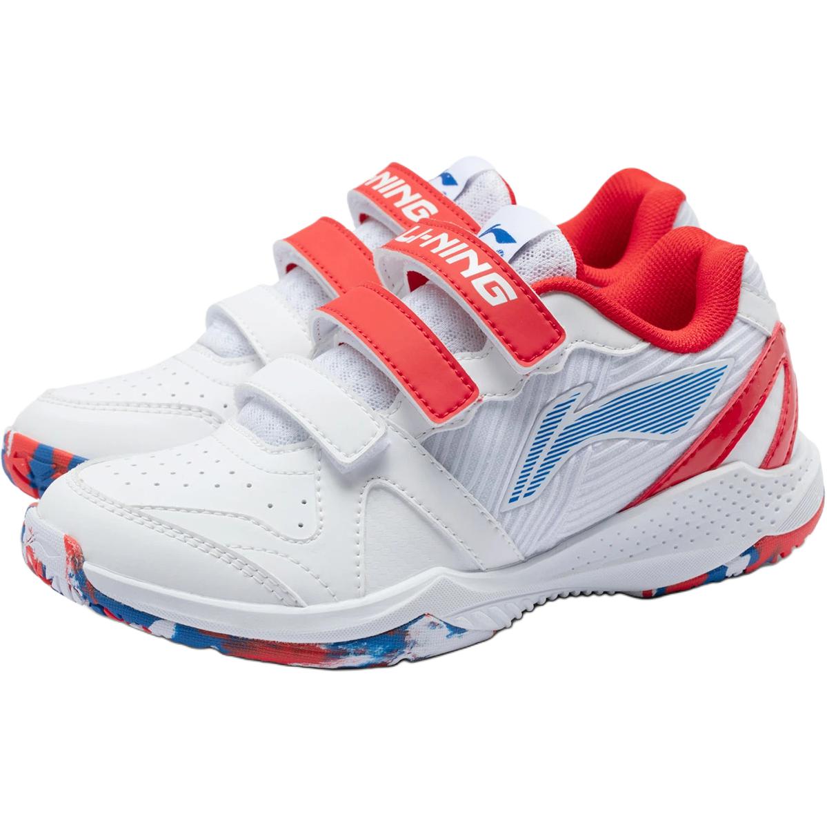 Кроссовки детские противоскользящие износостойкие с низким верхом Thunder Anti Slip LINING YOUNG, белый/красный/синий — фото 2