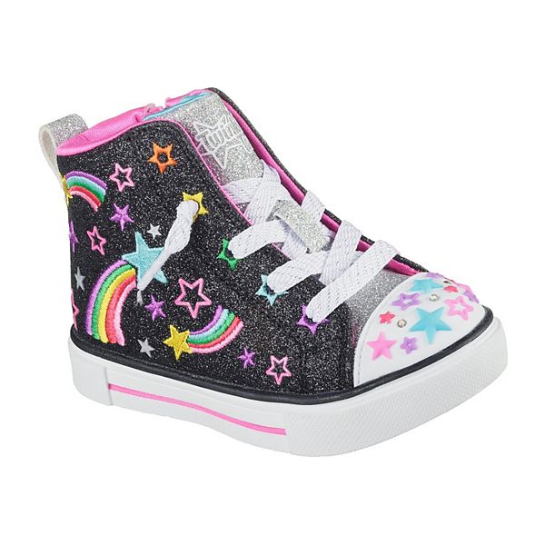 

Высокие кроссовки со светящейся подошвой для девочек Twinkle Toes Twinkle Sparks Starry Burst Skechers