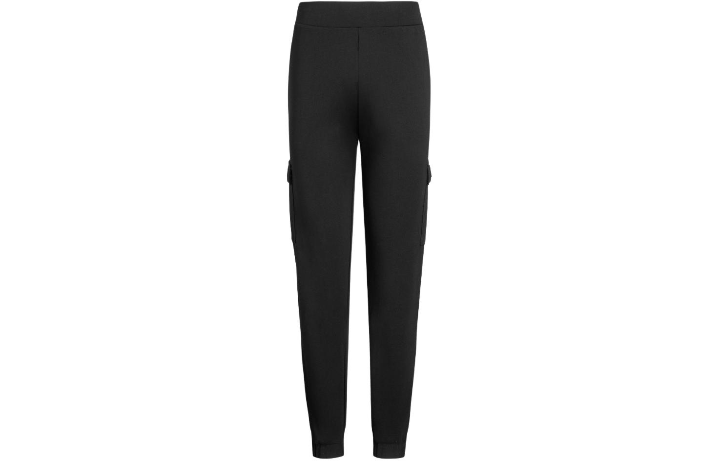 

EMPORIO ARMANI EA7 SS24 Повседневные брюки женские черные
