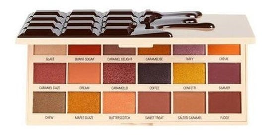 

Палетка теней для век 18 Chocolate Caramel Nudes, 18 г I Heart Revolution, Makeup Revolution, коричневый